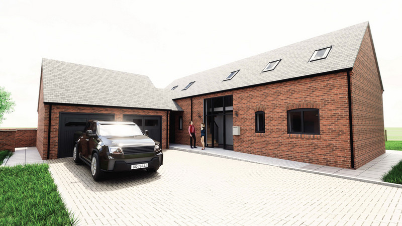 Plot 5 Is a brand new four bedroom detached barn style, two storey luxury home offering versatile accommodation, two ensuites and a double garage. The gross internal area is 2,000sq.ft.