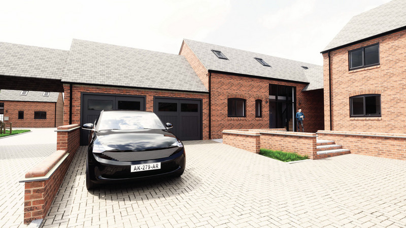 Plot 4 Is a brand new four bedroom detached barn style, two storey luxury home offering versatile accommodation, three ensuites and a double garage. The gross internal area is 2,100sq.ft.