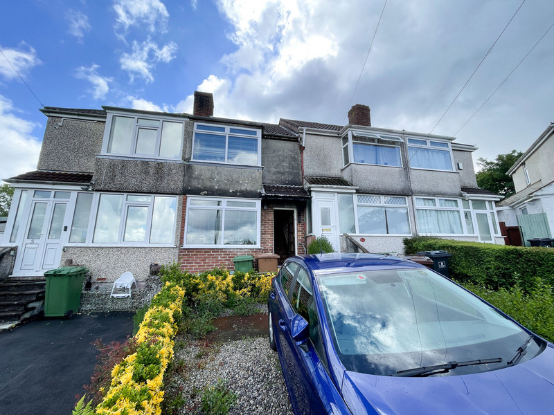 A mid terrace family home in a convenient location. Entrance hall, sitting room, kitchen, two bedrooms, bathroom, garden, driveway, huge potential requiring full renovation.