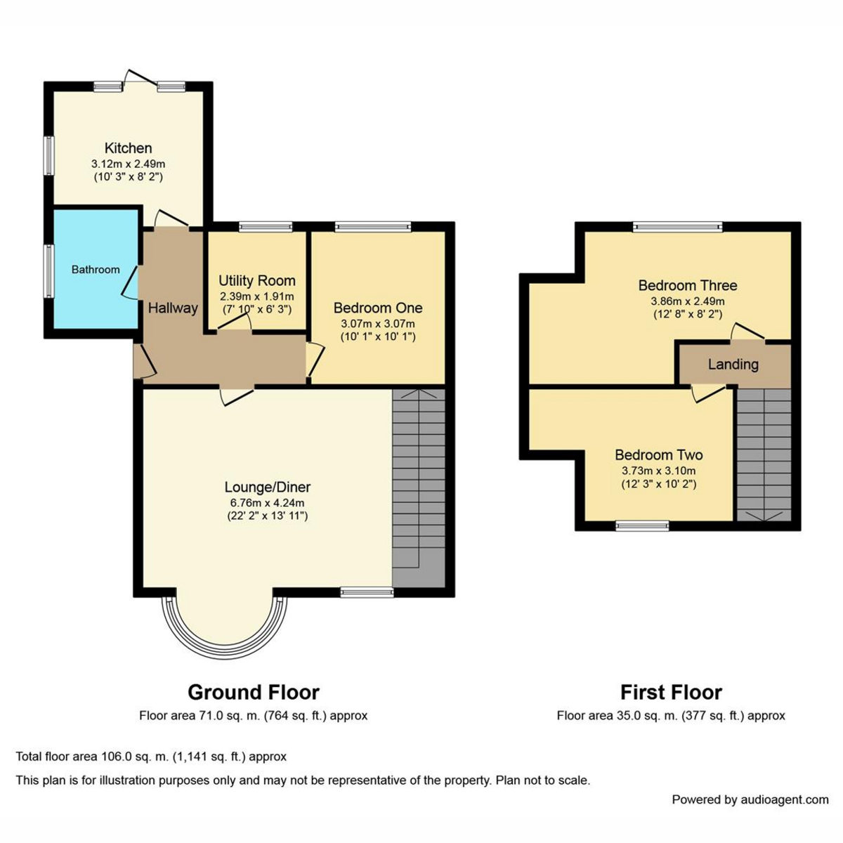 Floorplan 1 of Southwold Crescent, Benfleet, SS7