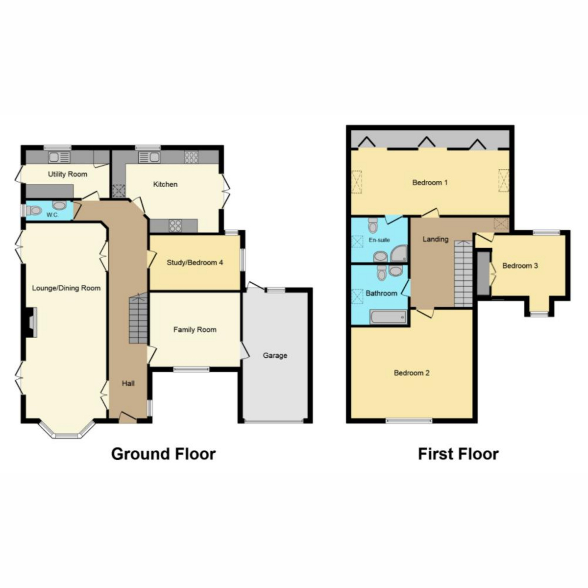 Floorplan 1 of Plumberow Mount Avenue, Hockley, SS5