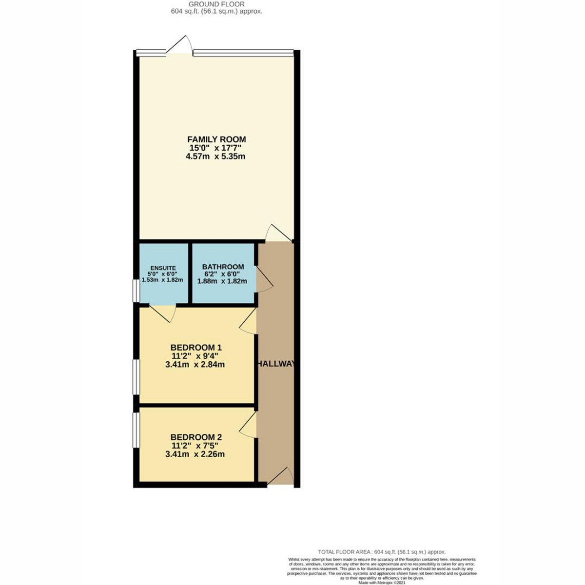 Floorplan 1 of Lake Rise Down Hall Road, Rayleigh, SS6
