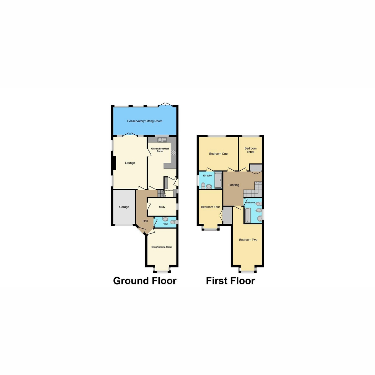 Floorplan 1 of Hillside Avenue, Hockley, SS5