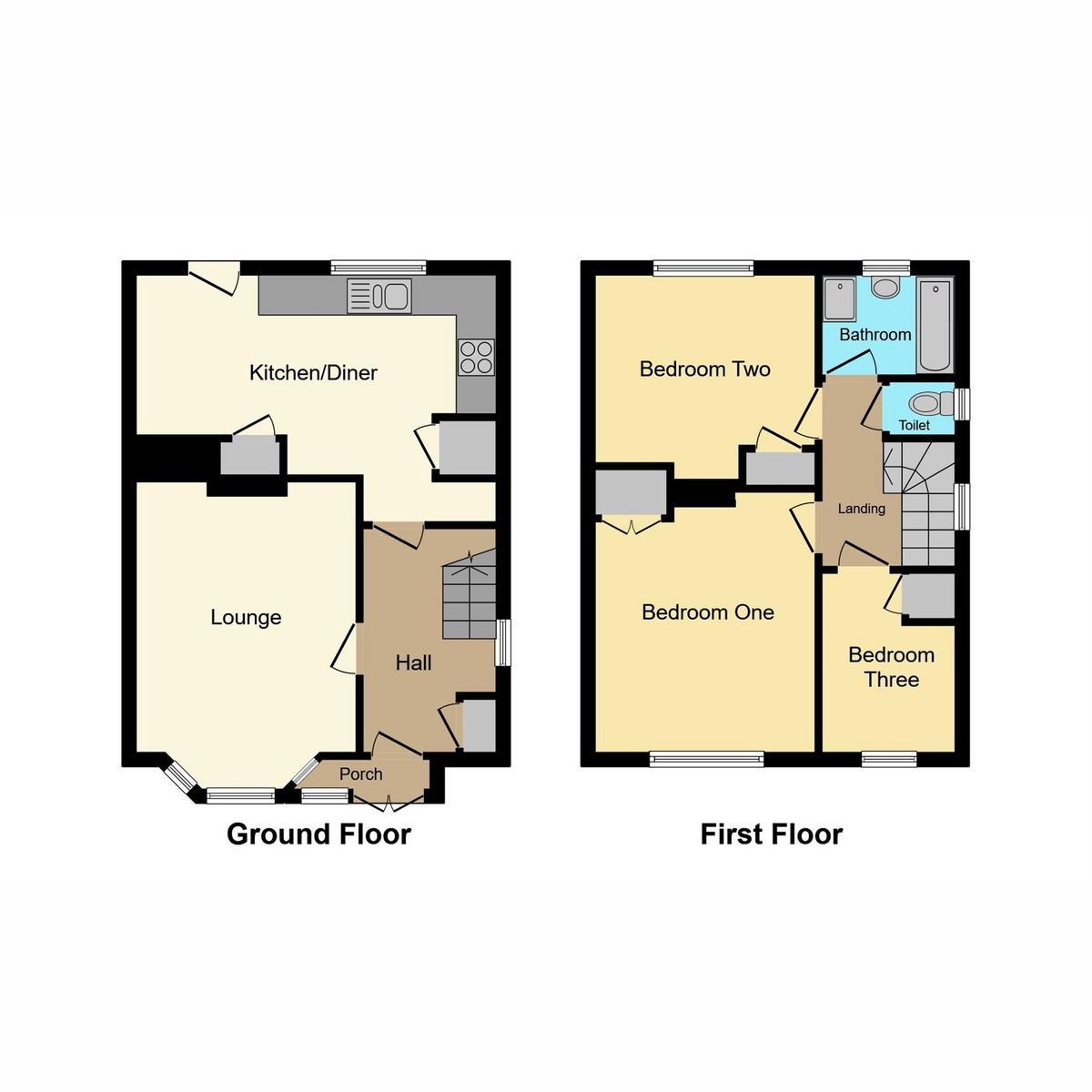 Floorplan 1 of Denton Avenue, Westcliff-on-sea, SS0