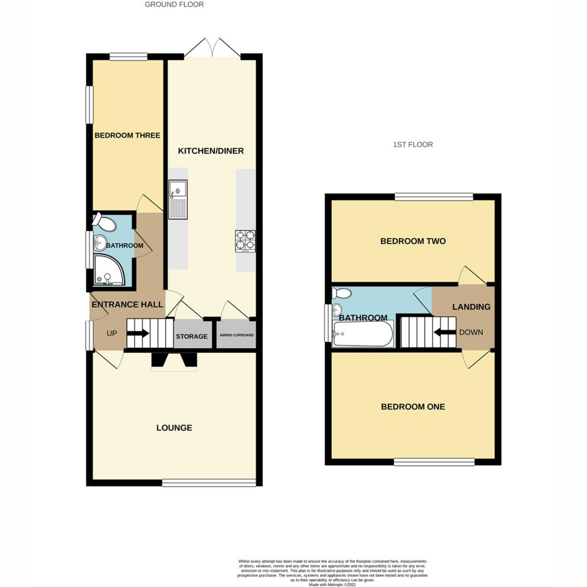 Floorplan 1 of Woodside Avenue, Benfleet, SS7