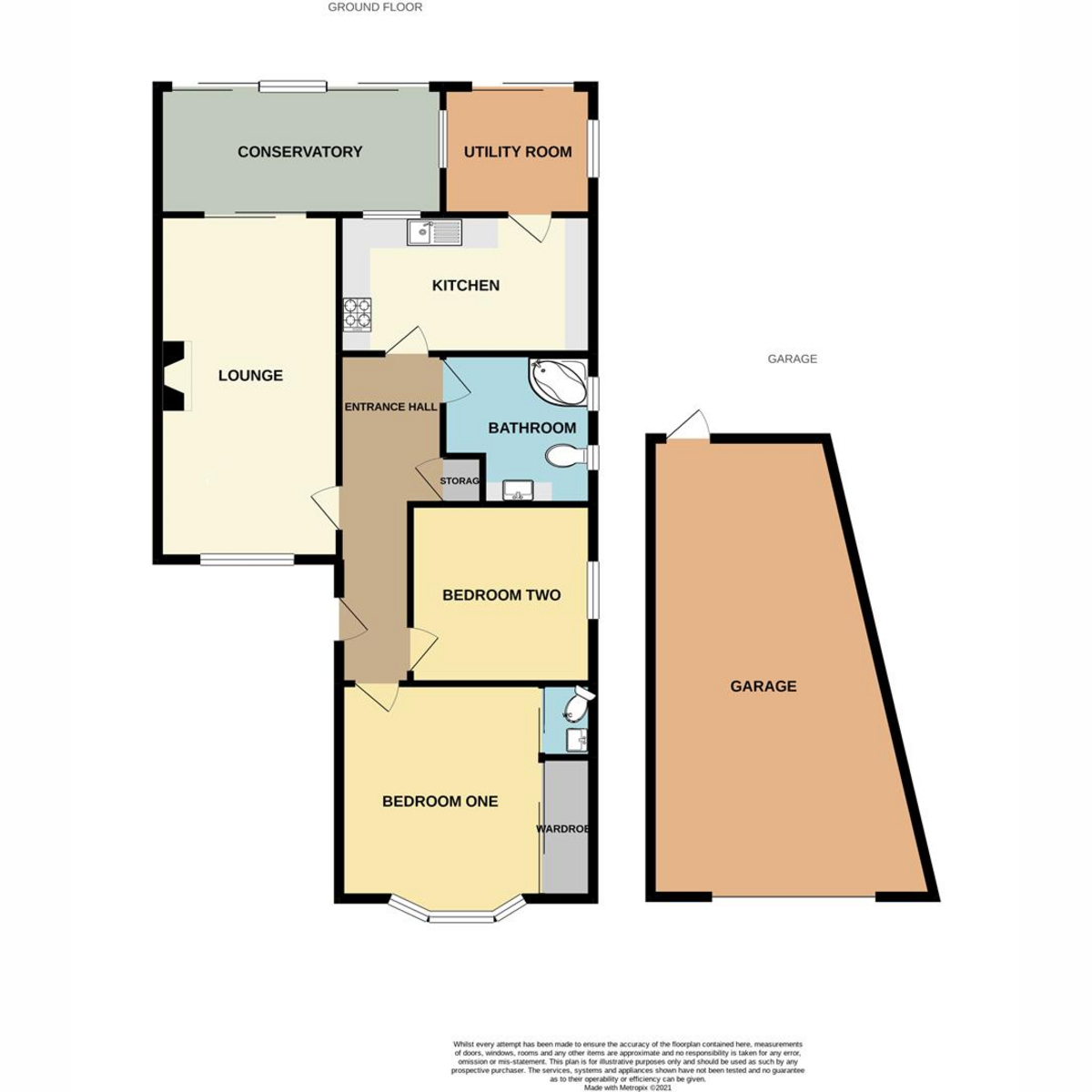 Floorplan 1 of Nursery Close, Rayleigh, SS6
