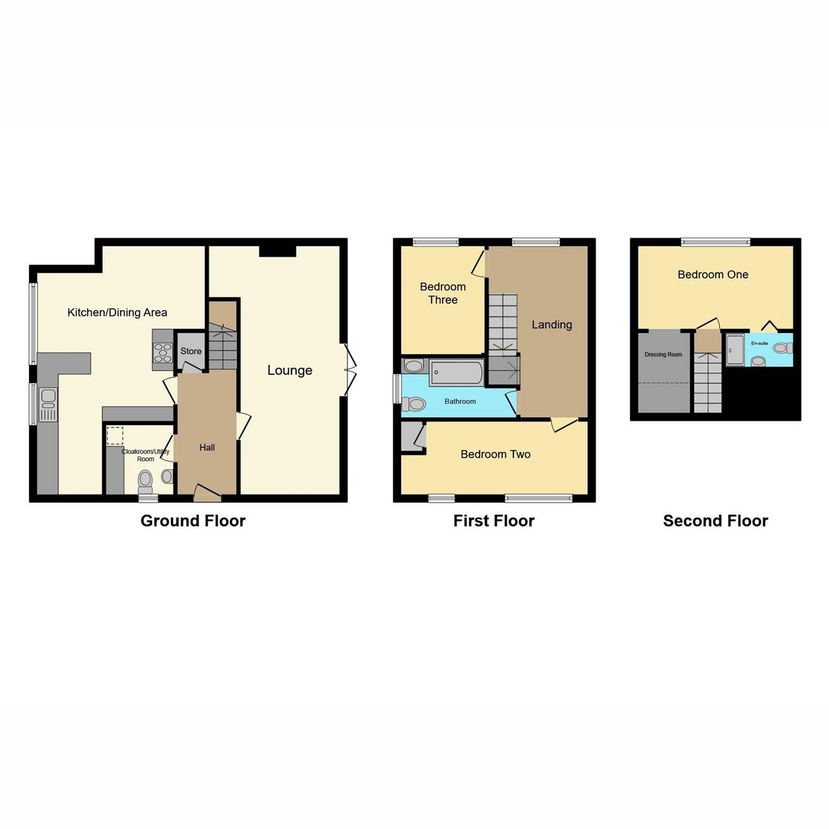 Floorplan 1 of Leslie Road, Rayleigh, SS6