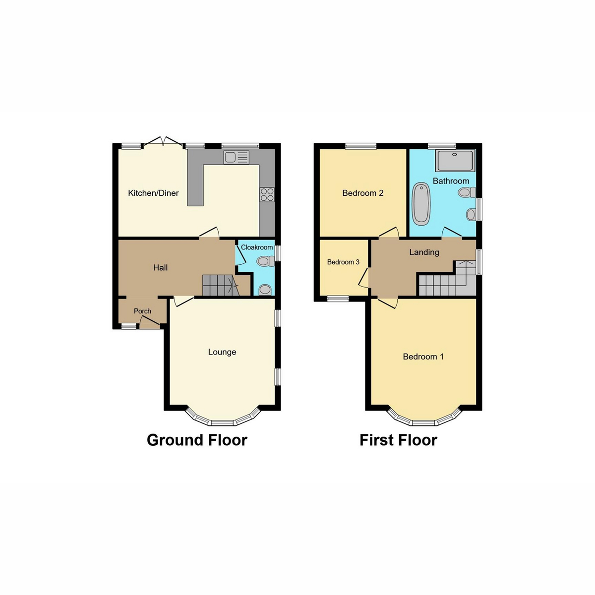 Floorplan 1 of Rutland Avenue, Southend-on-sea, SS1