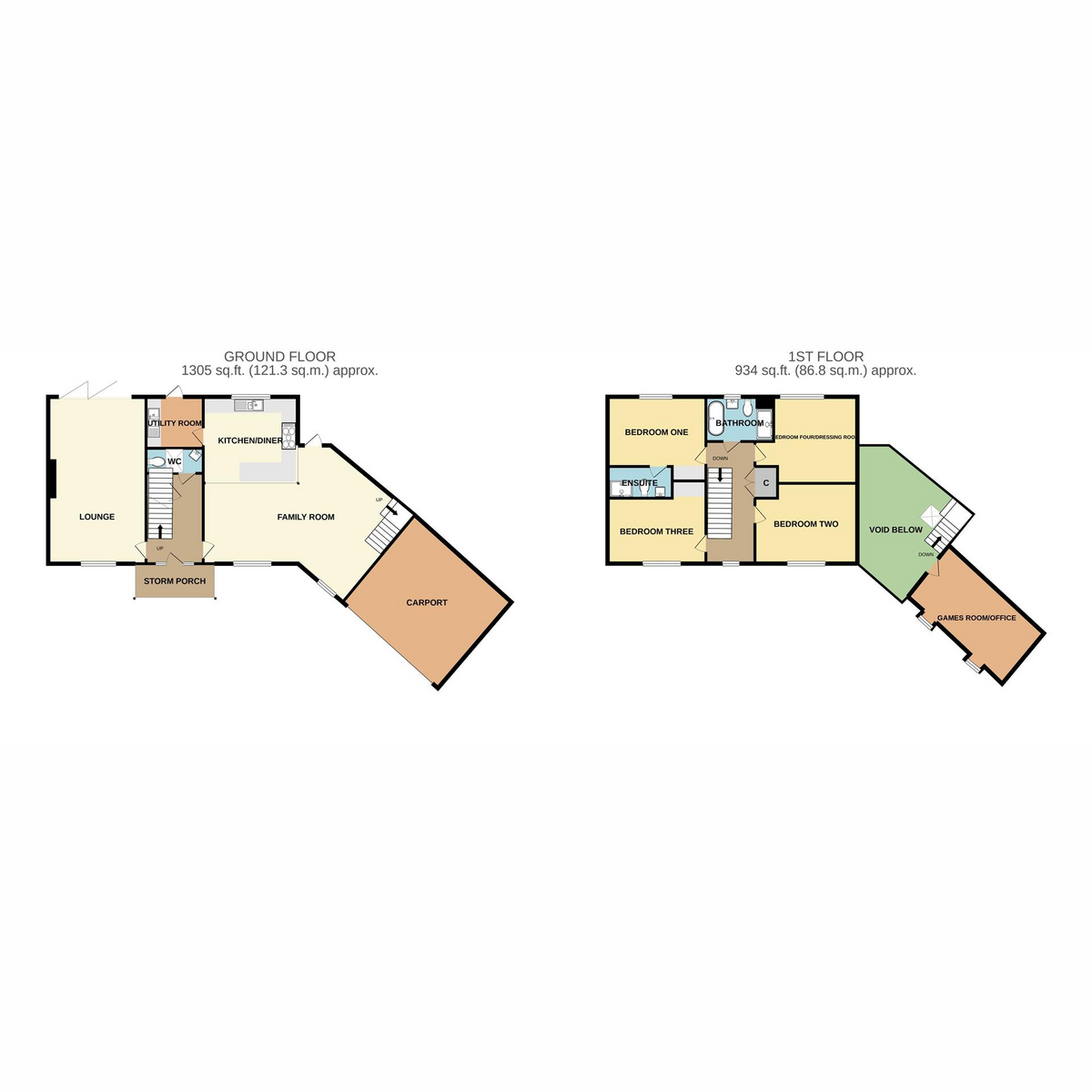 Floorplan 1 of Thundersley Park Road, Benfleet, SS7