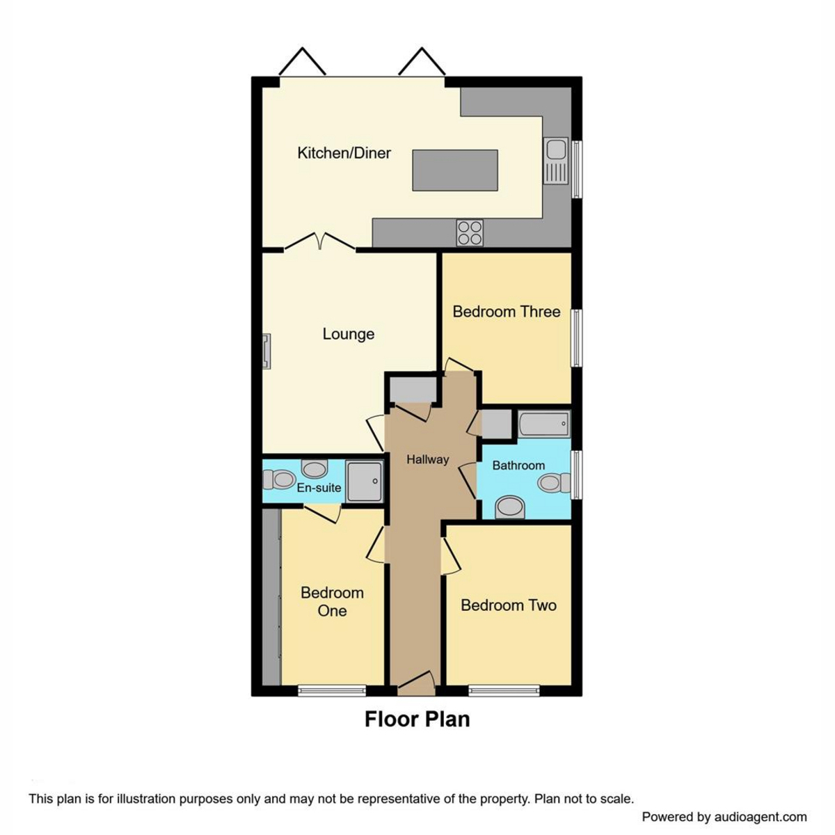 Floorplan 1 of Elm View Road, Benfleet, SS7
