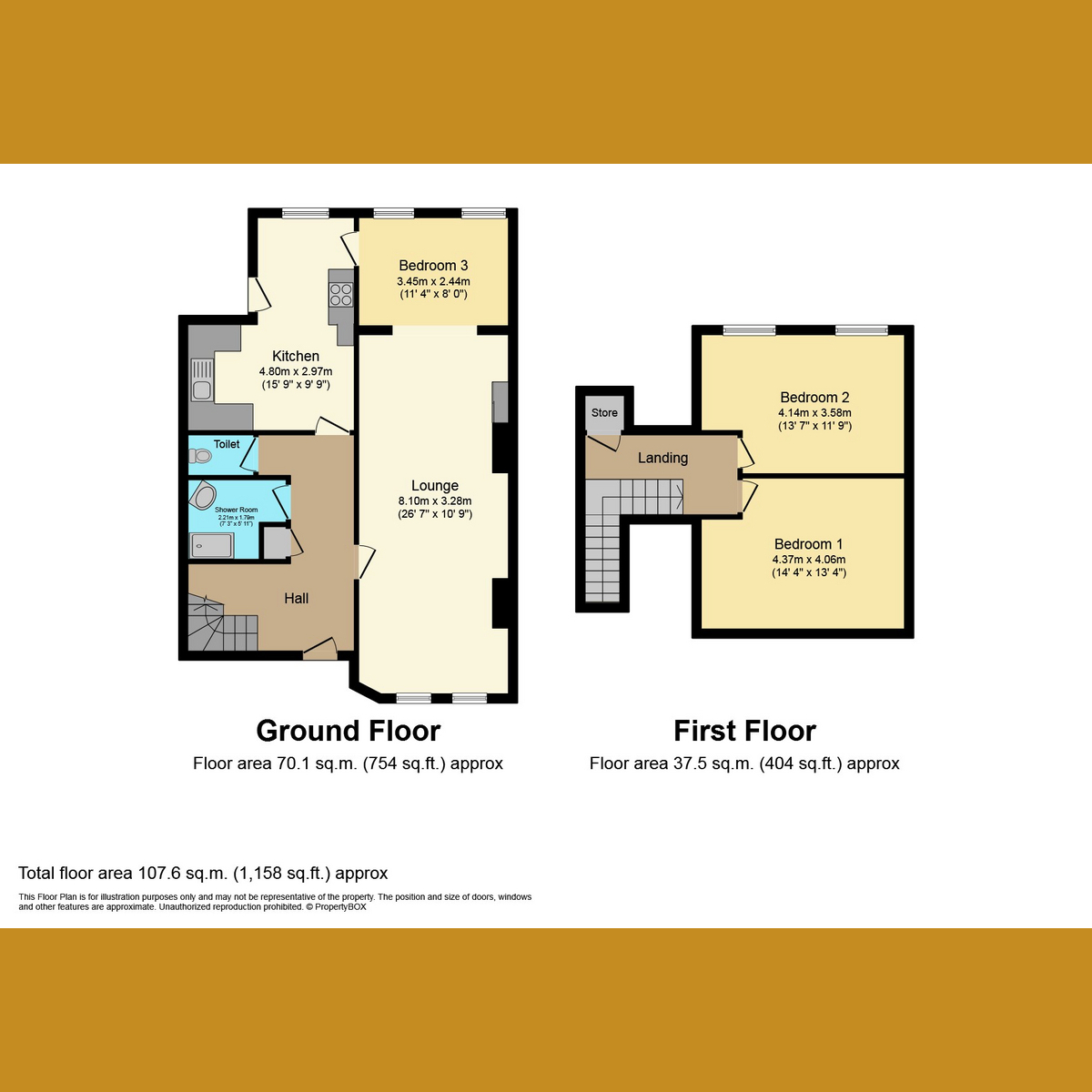 Floorplan 1 of Exford Avenue, Westcliff-on-Sea, SS0