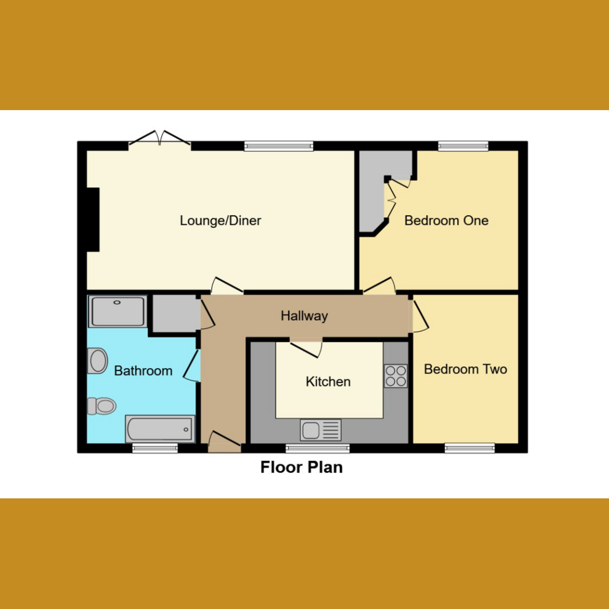 Floorplan 1 of Rayleigh Downs Road, Rayleigh, SS6