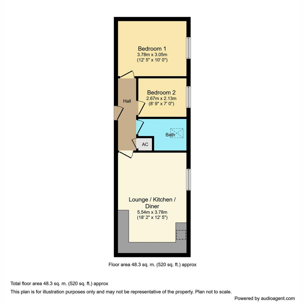 Floorplan 1 of Forge Way, Southend-on-sea, SS1