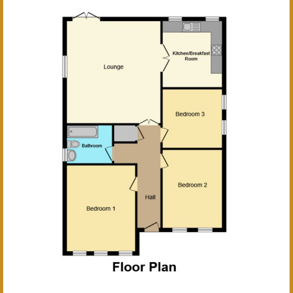 Floorplan 1 of Anchor Lane, Rochford, SS4