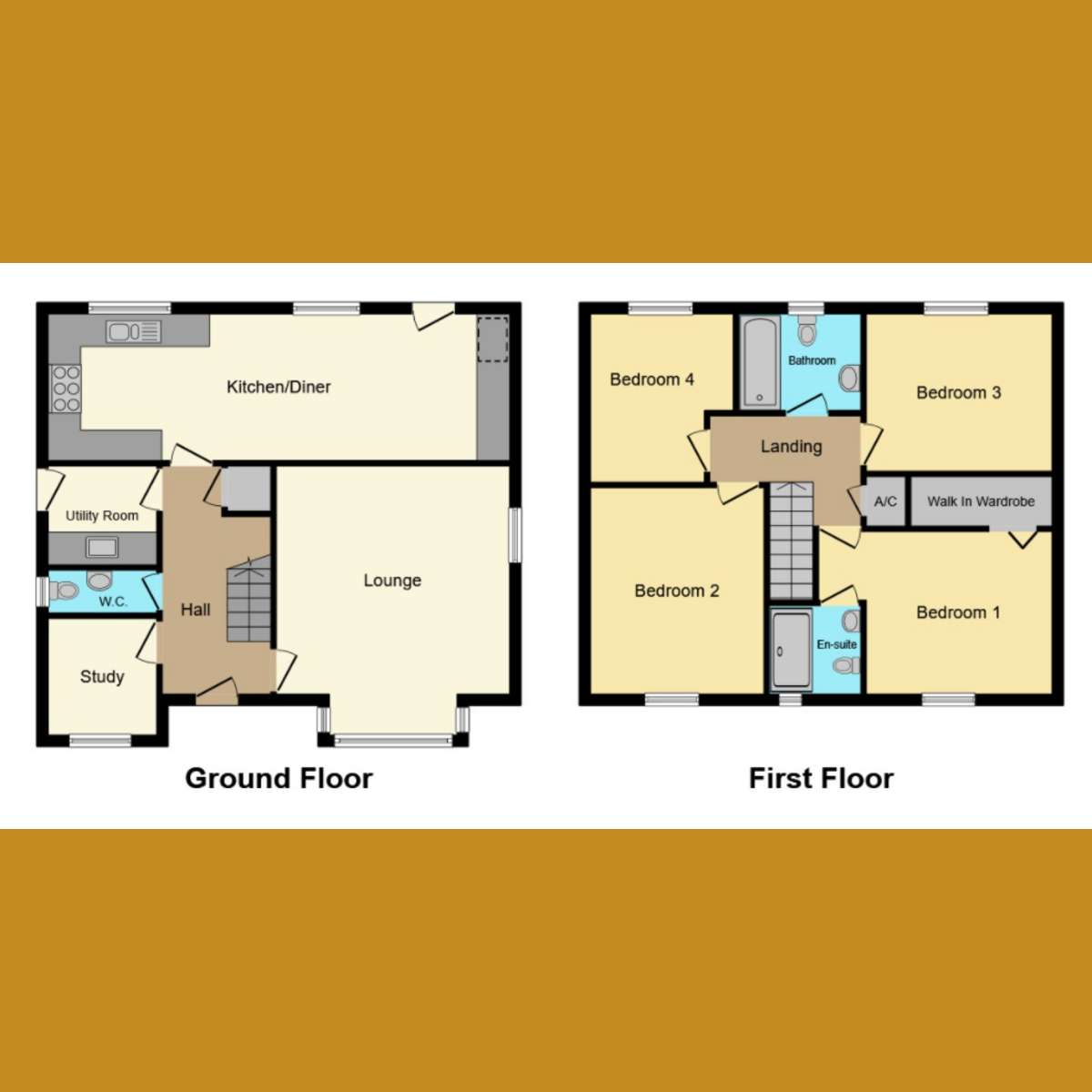 Floorplan 1 of Caversham Park Avenue, Rayleigh, SS6