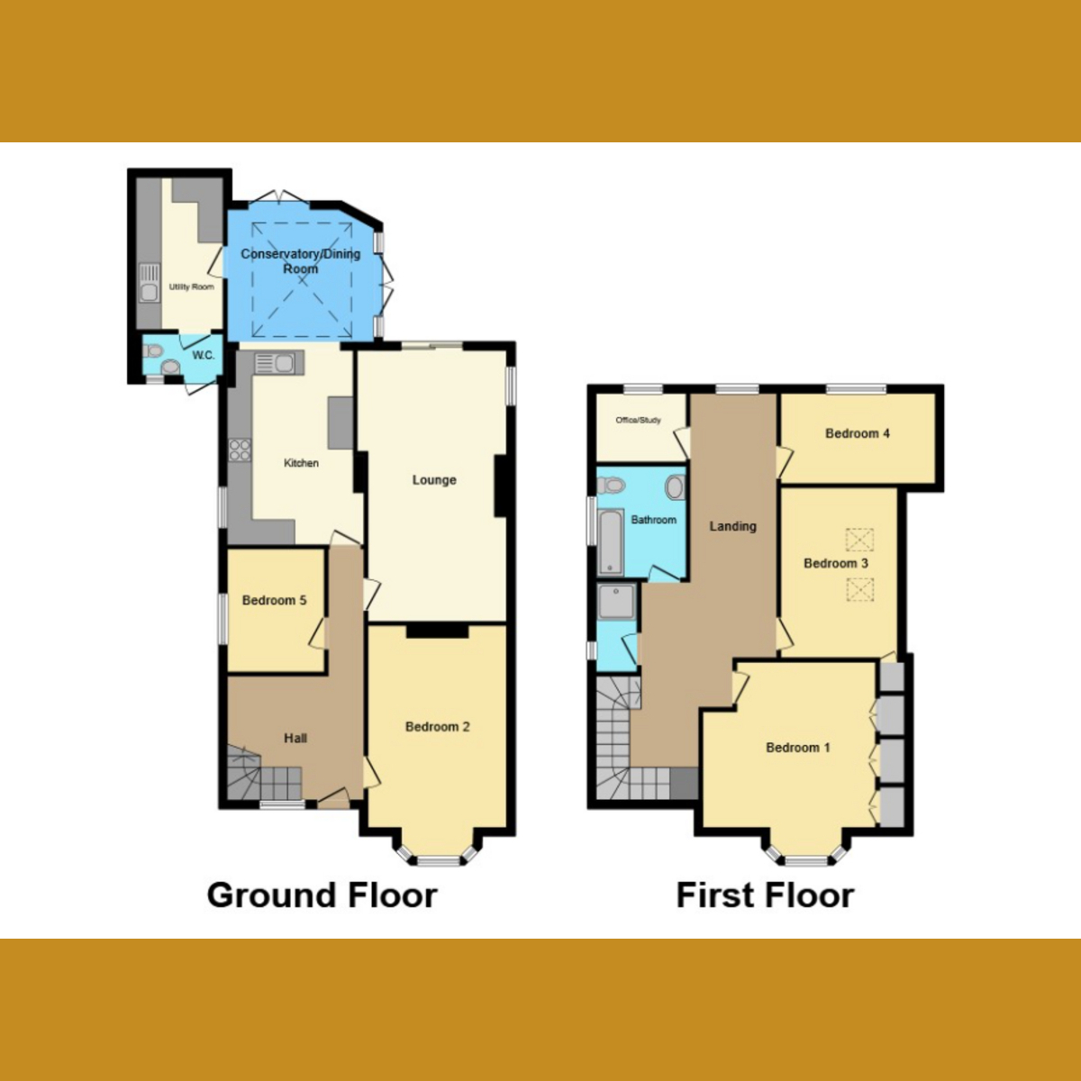 Floorplan 1 of Somerset Avenue, Westcliff-on-sea, SS0