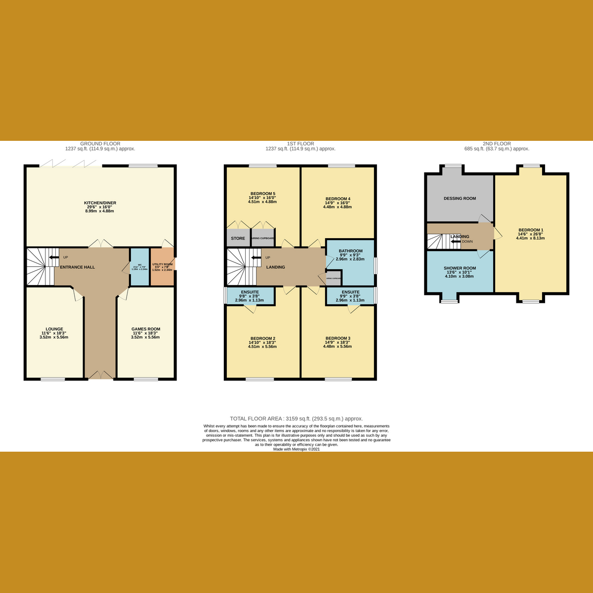 Floorplan 1 of Hillside Road, Leigh-on-sea, SS9