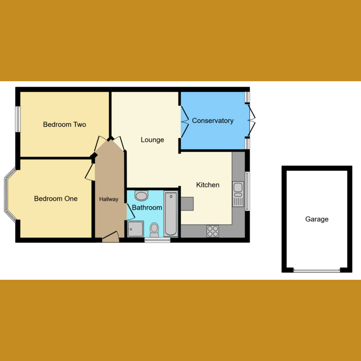 Floorplan 1 of Philmead Road, Benfleet, SS7
