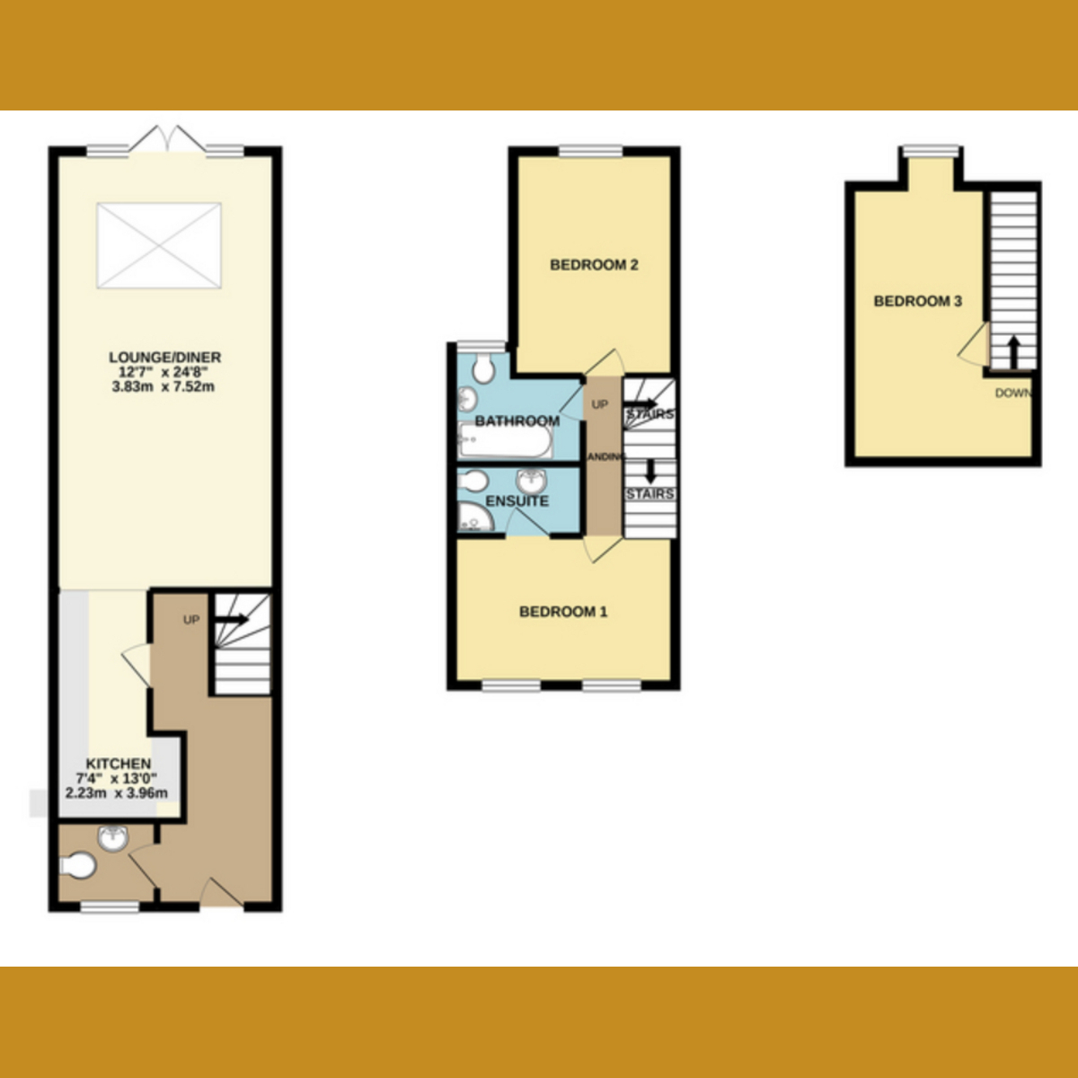 Floorplan 1 of Bridge End Cottages, Shoeburyness, SS3