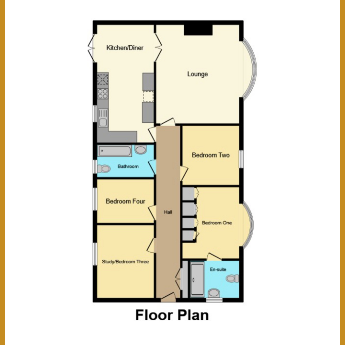 Floorplan 1 of Connaught Road, Rayleigh, SS6