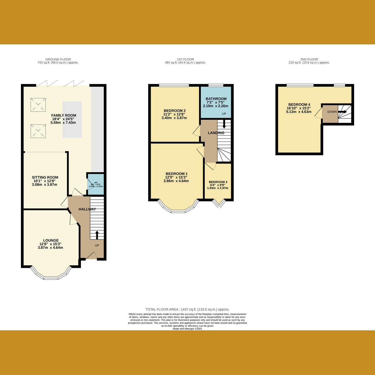Floorplan 1 of Marine Avenue, Leigh-on-sea, SS9