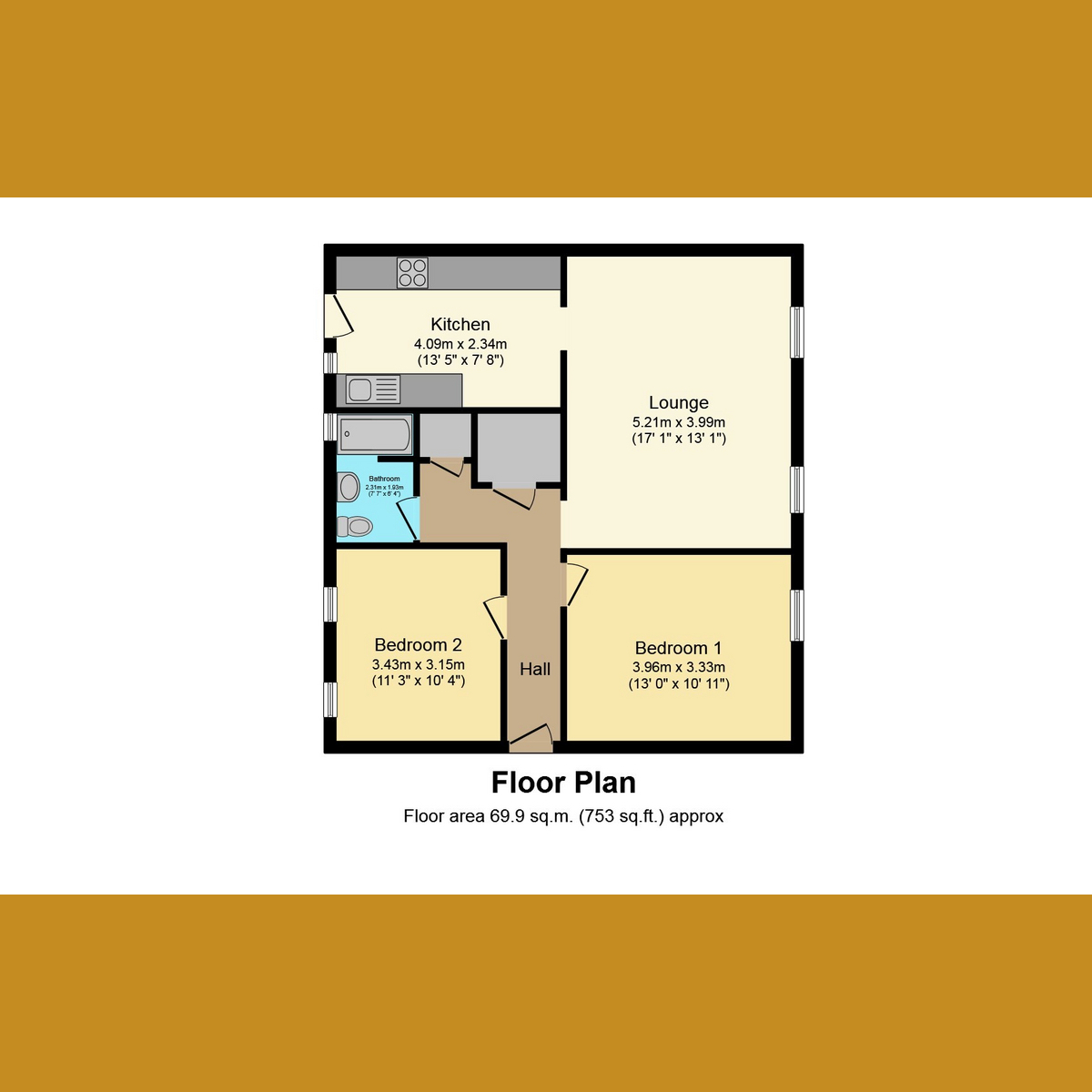 Floorplan 1 of Rochford Road, Southend-on-sea, SS2
