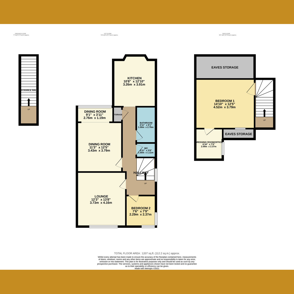 Floorplan 1 of Harley Street, Leigh-on-sea, SS9