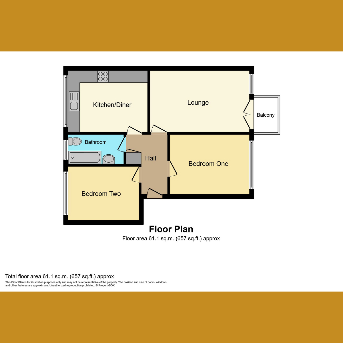 Floorplan 1 of Essex Close, Rayleigh, SS6
