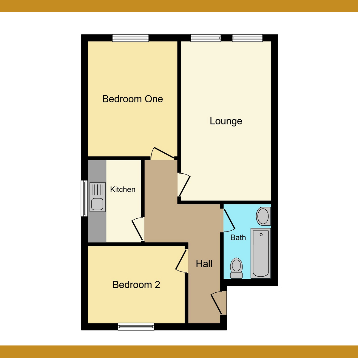 Floorplan 1 of Carlton Avenue, Westcliff-on-sea, SS0