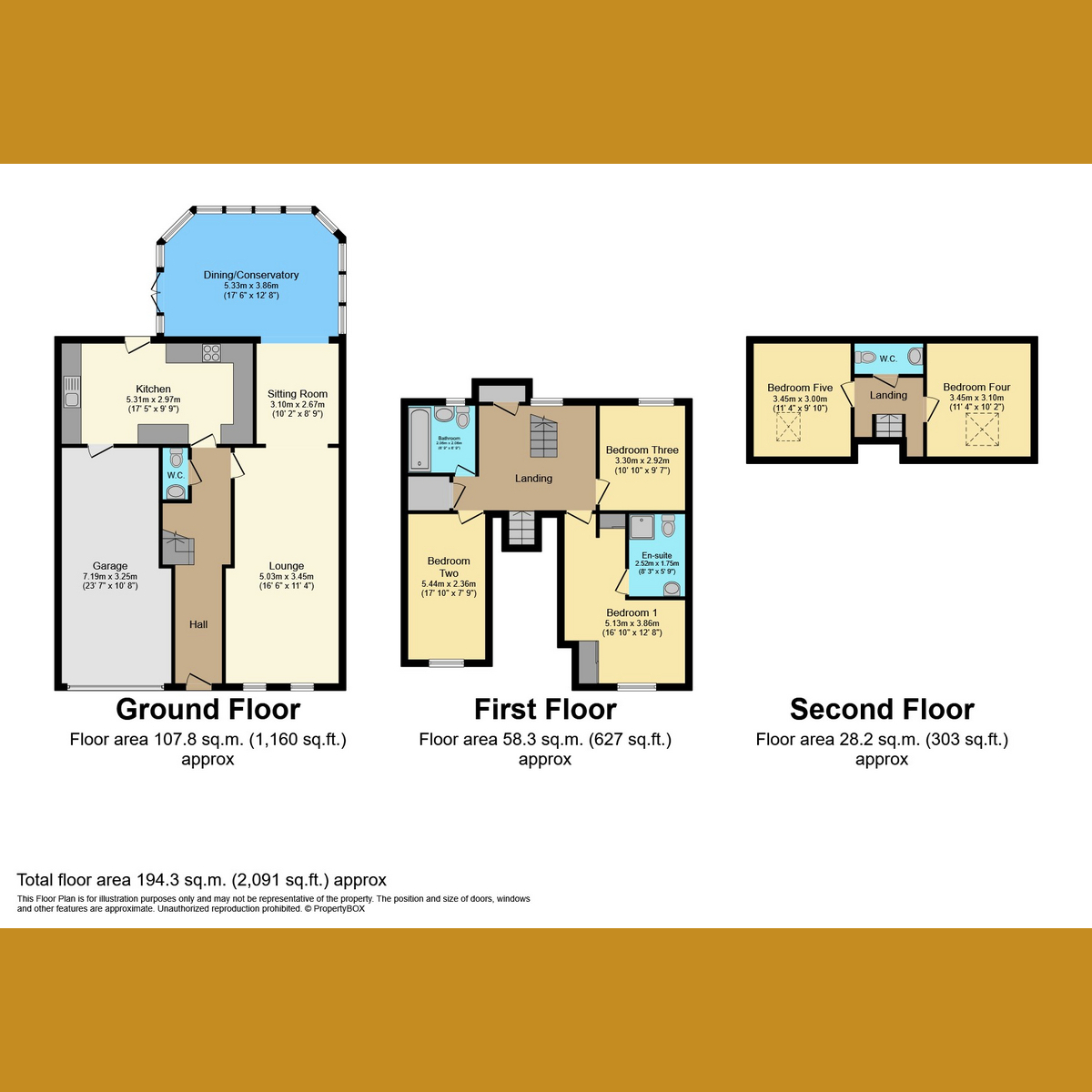 Floorplan 1 of The Badgers, Langdon Hills, SS16
