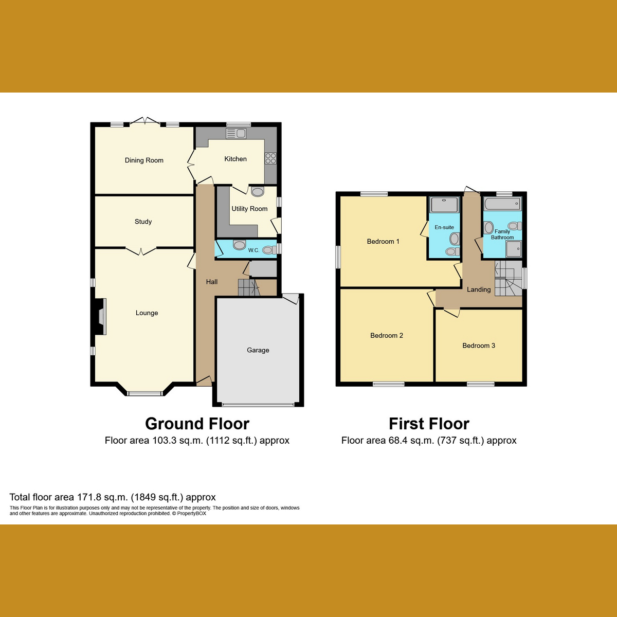 Floorplan 1 of Gladstone Road, Hockley, SS5