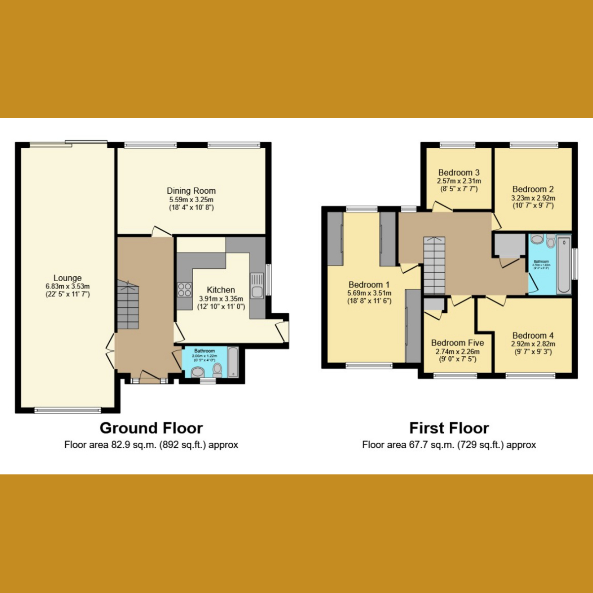 Floorplan 1 of Western Road, Benfleet, SS7