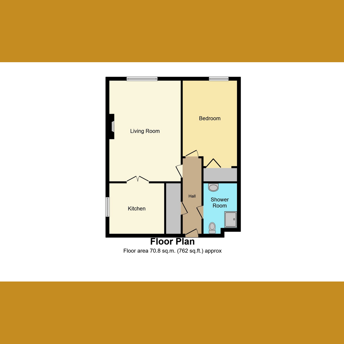Floorplan 1 of King Georges Close, Rayleigh, SS6